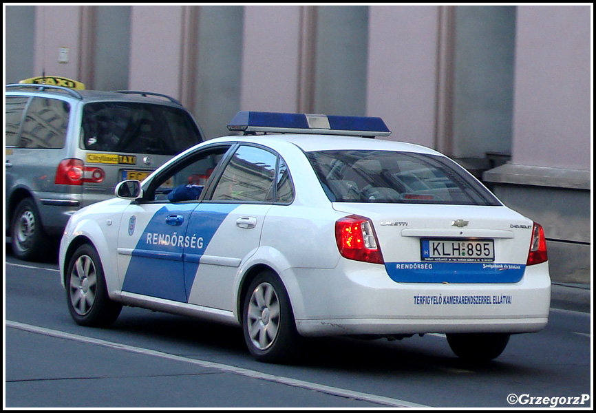 KLH-895 - Chevrolet Lacetti - Rendőrség Budapeszt