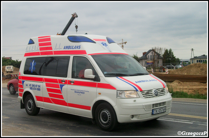 Volkswagen Transporter T5/Ambulanzmobile - NZOZ Transmed Kielce