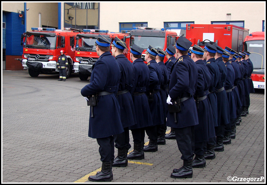14.02.2013 - Kraków, KW PSP - Przekazanie sprzętu dla strażaków z województwa małopolskiego
