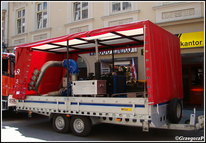 306-P2 - Przyczepa z agregatem pompowym Wiola/Wobis - JRG 6 KrakÃ³w