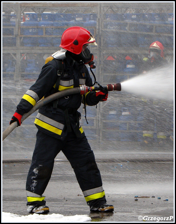 23.10.2012 - Nowy Targ, ul. SkÅ‚adowa - WojewÃ³dzkie manewry w zakÅ‚adzie GASPOL