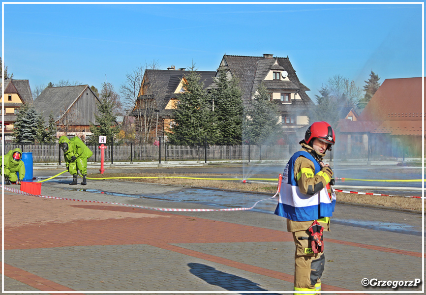 27.10.2021 - WitÃ³w, Stacja narciarska WitÃ³w-SKI - Manewry powiatowe KSRG ''STREFA 2021''