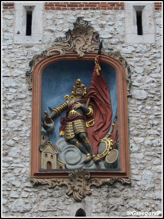 Figurka św. Floriana z Bramy Floriańskiej w Krakowie