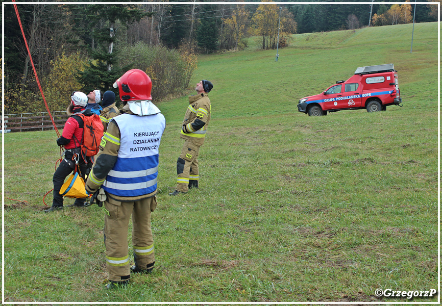 8.11.2023 - Spytkowice, kompleks ''BESKID'' - Powiatowe manewry taktyczno- bojowe