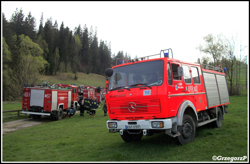 28.04.2011 - Sieniawa - Pożar domu mieszkalnego