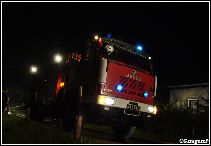 6.09.2009 - Skawa - Pożar stodoły