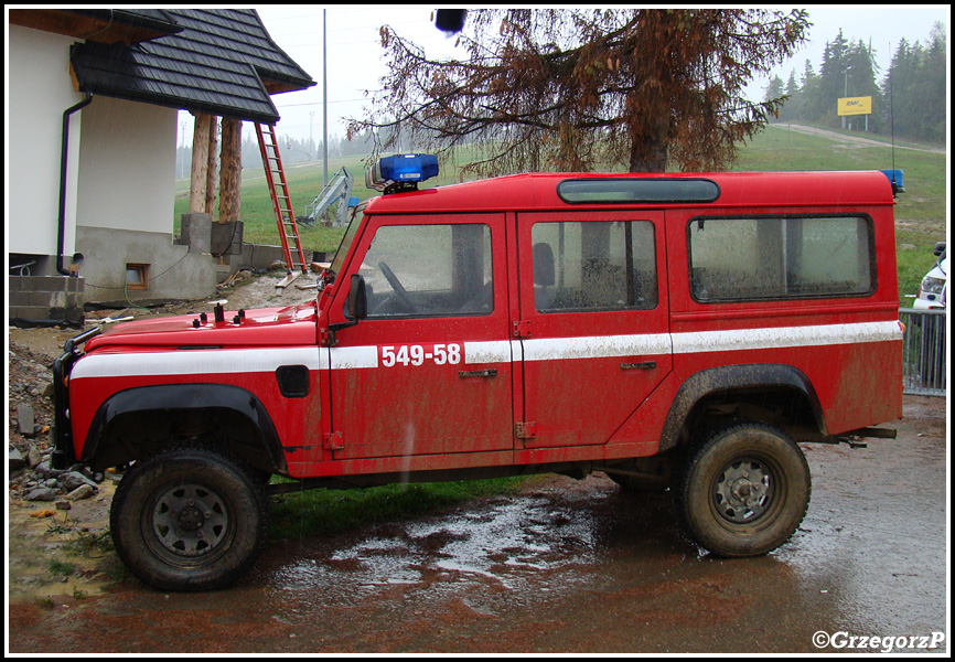 549[K]58 - GLM Land Rover Defender 110 - OSP Białka Tatrzańska
