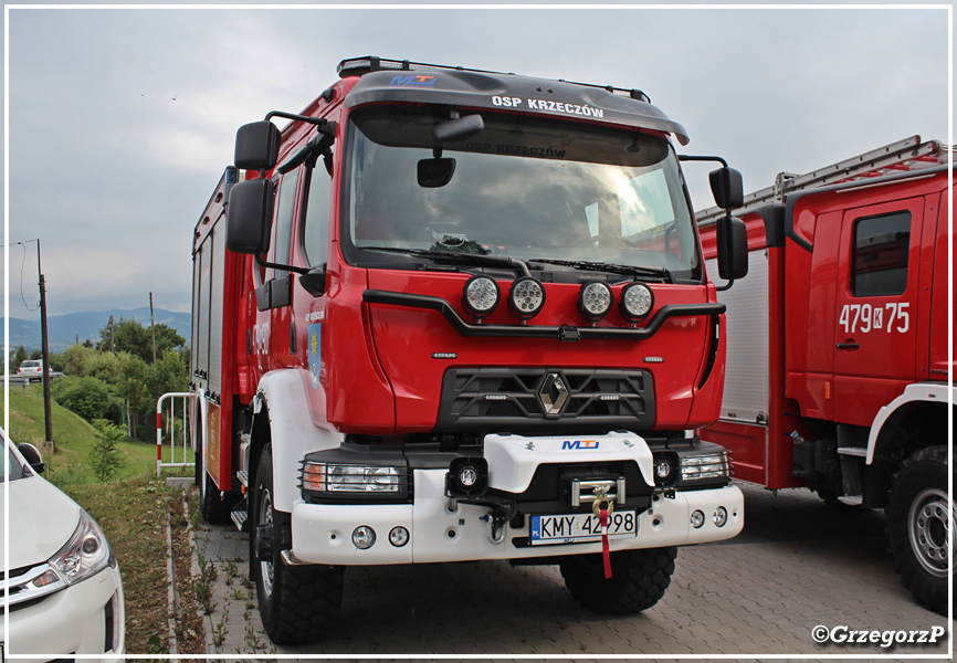 479[K]90 - GBA 2,5/29 Renault D16/Moto Truck - OSP Krzeczów