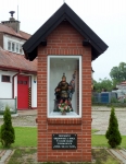Figurka św. Floriana z budynku OSP Jastarnia