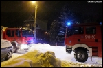 6.02.2012 - Zakopane, ul. Tatary - pożar sadzy w kominie
