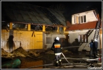4.12.2011 - Chochołów - Pożar drewnianych zabudowań