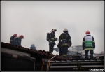 25.04.2016 - Nowy Targ, ul. Kolejowa - Pożar w zakładach mięsnych