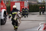 25.04.2016 - Nowy Targ, ul. Kolejowa - Pożar w zakładach mięsnych