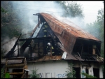 14.09.2011, Zakopane, ul. Zaruskiego - pożar pustostanu
