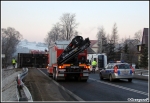 20.03.2012 - Podwilk, E77 - Wypadek ciężarówki