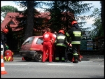 10.07.2011 - Zakopane, ul. Chramcówki - wypadek samochodowy