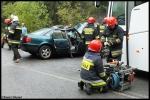 16.05.2012 - Zakopane, Brzeziny - zderzenie samochodu osobowego z autokarem