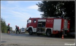 10.09.2009 - Rabka, Sądecka x Krakowska - Plama oleju na skrzyżowaniu